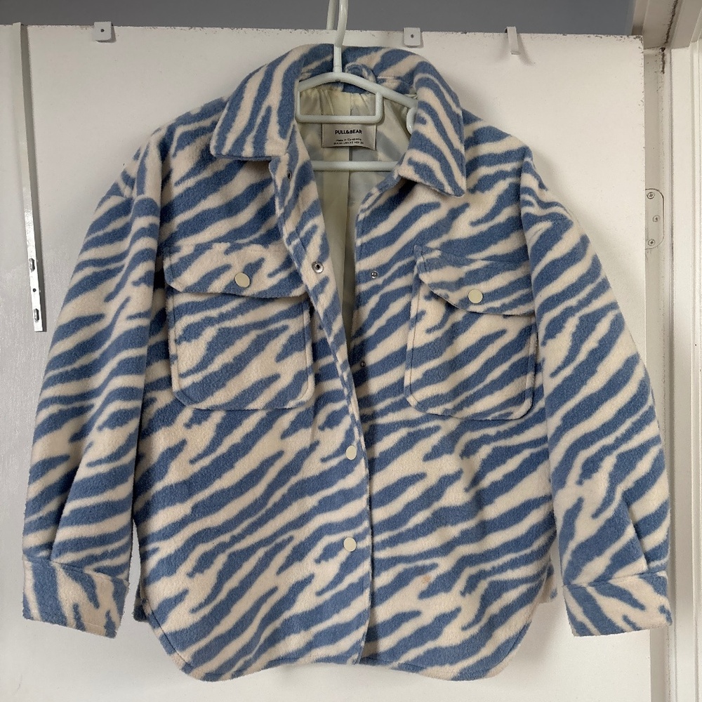 Pull&Bear Women’s Teddy Jacket, XS